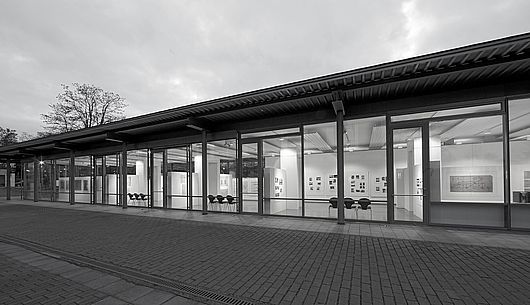 TU Dortmund Das Bild zeigt den Pavillon der TU Dortmund.
