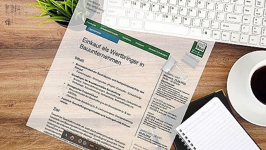 Detailausschreibung Einkauf im Bauunternehmen